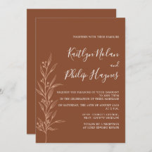 Boho Earthy Botanical Elegant Ivory