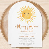 Boho Ein wenig Ray Sunshine Baby Shower Arch