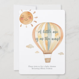 Boho Einfachheit Willkommen Kleine Dusche Einladung