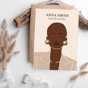 Boho einzigartige inklusive Frauen Stud Earring Di Visitenkarte