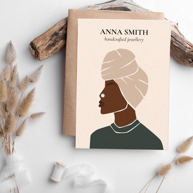 Boho einzigartige inklusive Frauennose Piercing Di Visitenkarte (Von Creator hochgeladen)