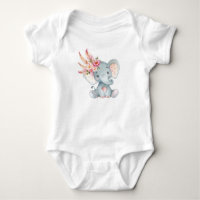 Boho Elefant-Baby-Ballettröckchen-Spielanzug-1.