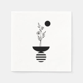 Boho Elegant Flower Serviette