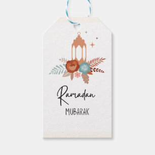 Boho Elegant Ramadan Mubarak Geschenktag Geschenkanhänger