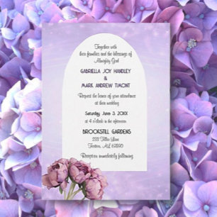 BOHO Eleganz! Elegante flache Hochzeitseinladung Einladung