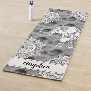 Boho Elephant Mandala Yoga Mat Yogamatte