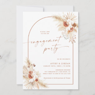 Boho Engagement Party Einladung   Duschkarte für P