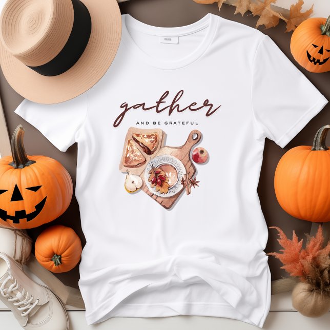 Boho Erntedank Dinner Fest T-Shirt (Von Creator hochgeladen)
