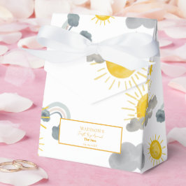 Boho Erste Reise um die Sonne 1. Geburtstag Geschenkschachtel