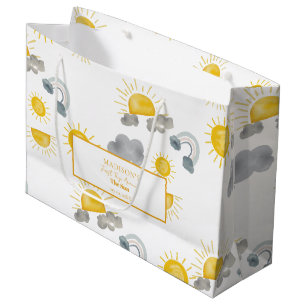 Boho Erste Reise um die Sonne 1. Geburtstag Große Geschenktüte