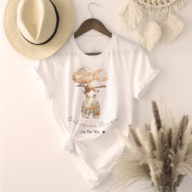 Boho Es ist ein Baby, das Sky betritt T-Shirt (Boho It's a Boy Baby Clothing Sky T-Shirt)