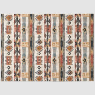 Boho ethnicale trubal Design erdig Farben Seidenpapier