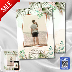BOHO Eukalyptus Pampas Grass Greenerity Wedding Save The Date