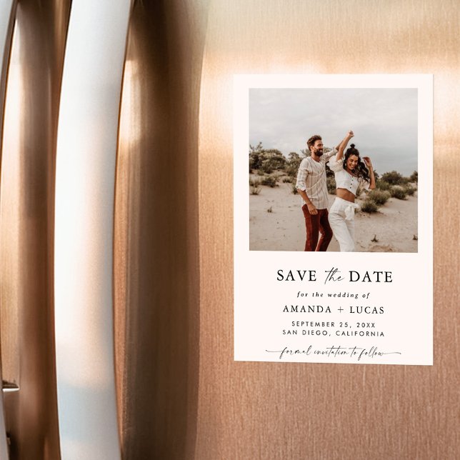 Boho Faire-part de date, Faire-part de date minima (Créateur téléchargé)