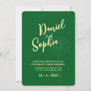 Boho faire-part de mariage
