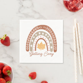 Boho Fall Autumn Zitat Serviette