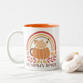 Boho Fall Autumn Zitat Zweifarbige Tasse