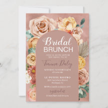Boho Fall Floral Bridal Brunch 