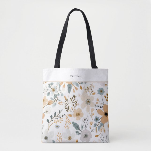 Boho Fall Foliage Tasche (Vorderseite)