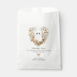 Boho Fall Ghost Baby Shower Thank You Geschenktütchen