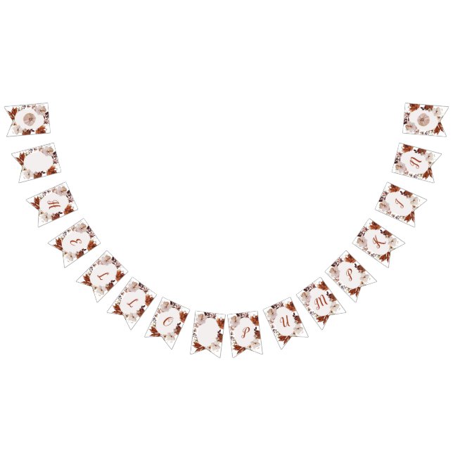 Boho Fall Hello Kürbis Wimpelkette (Alle)