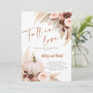 Boho Fall in Liebe Bridal Dusche Einladung