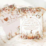 Boho Fall in Liebe Wildblume Babydusche Einladung<br><div class="desc">Mit der Einführung unserer bezaubernden Boho Pumpkin Fall Rustic Chic Baby Shower Invitation - die perfekte Mischung aus Herbst Charme und rustikale Eleganz, um die bevorstehende Ankunft eines kleinen zu feiern! 🍂 Ebrace die Wärme des Herbstes 🍂 bereit, die Herbstsaison mit offenen Armen und einem Herz voller Spannung zu begrüßen!...</div>