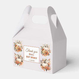 Boho Fall Pumpkin Baby Dusche Geschenkschachtel
