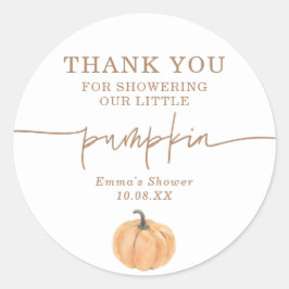 Boho Fall Pumpkin Danke, dass du Sticker hast