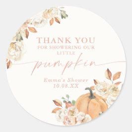 Boho Fall Pumpkin Danke, dass du Sticker hast