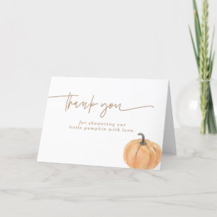 Boho Fall Pumpkin Dankeschön Karte