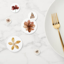 Boho Fall Wildblume Babydusche Konfetti