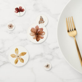 Boho Fall Wildblume Brautparty Konfetti