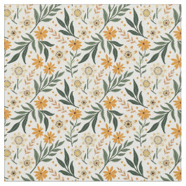 Boho Fanciful Blume Stoff