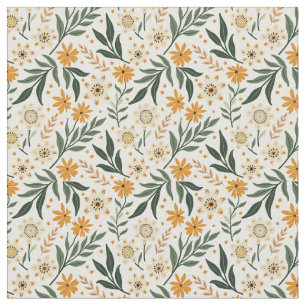 Boho Fanciful Blume Stoff