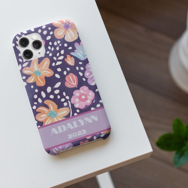 Boho Fantasy Valentines Geschenke für Teens Case-Mate iPhone 14 Hülle (Boho Floral Fantasy Valentines Gifts for Teens)