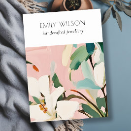 Boho farbenfroh gestrichene Blankenschmuck Visitenkarte