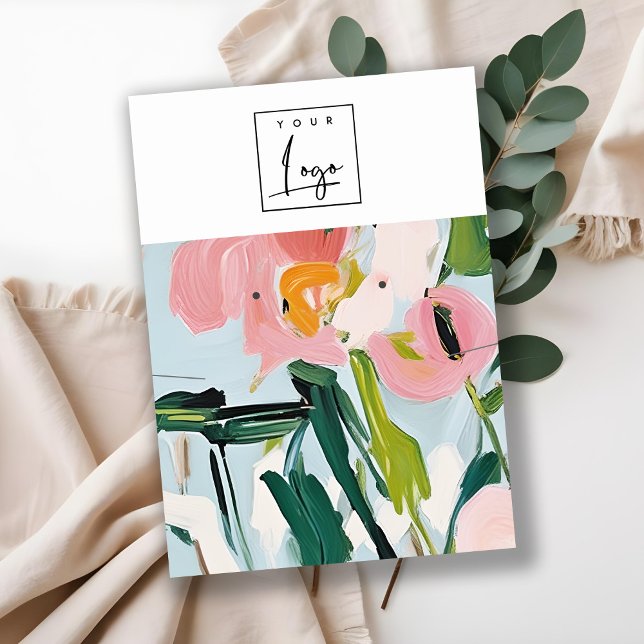 Boho farbenfrohe gestrichene, florale Necklace-Err Visitenkarte (Von Creator hochgeladen)