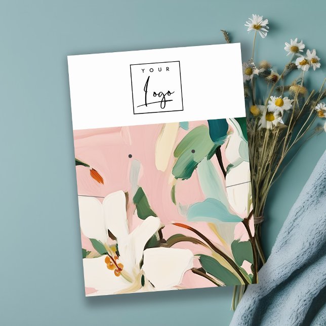 Boho farbenfrohe gestrichene, florale Necklace-Err Visitenkarte (Von Creator hochgeladen)