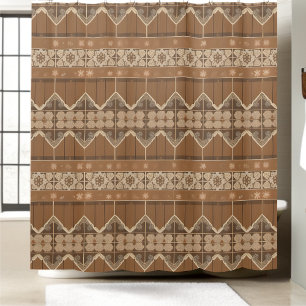 Boho Farmhouse Duschvorhang Art 1
