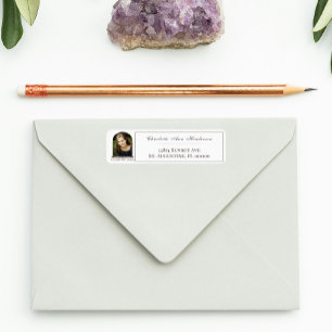 Boho Feather Frame Foto Abschluss-Adresse