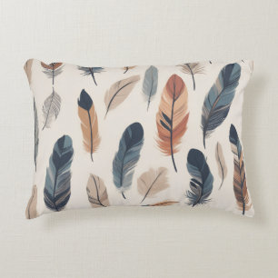 Boho-Feder-Muster-Wurfkissen Dekokissen