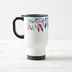 Boho-Federn Reisebecher