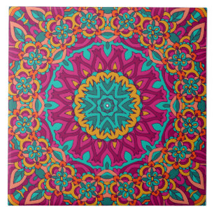 Boho Festive Mandala Fliese