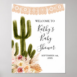 Boho Fiesta Taco 'bout Love Willkommensschild Poster