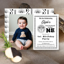 Boho First Trip Around the Sun 1st Birthday Party