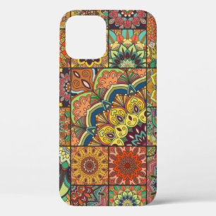 Boho Fliesen: farbiges Patchwork nahtlos Muster Case-Mate iPhone Hülle