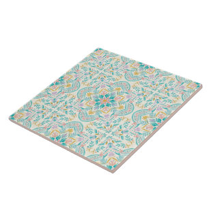 Boho-Fliesen mit Blumenmuster Fliese