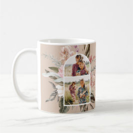 Boho Floral and Greenery Foto Kaffeetasse