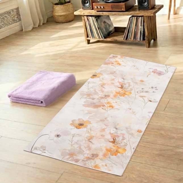 Boho-Floral-Aquarell  Yogamatte (Von Creator hochgeladen)